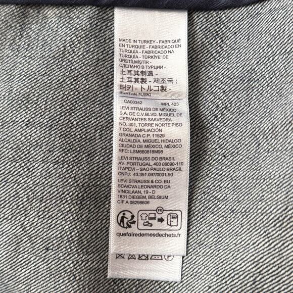 Levi's X Kenzo Denim Jean Mini Dress Small - Picture 7 of 8